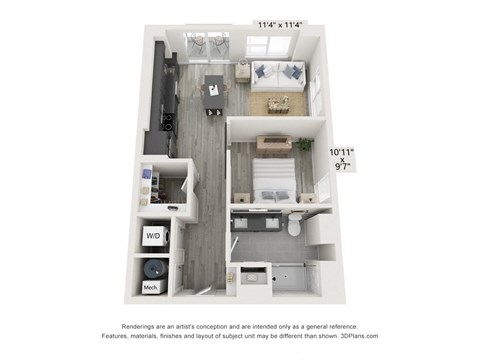 601 N 12th St Studio-2 Beds Apartment for Rent - Photo Gallery 37